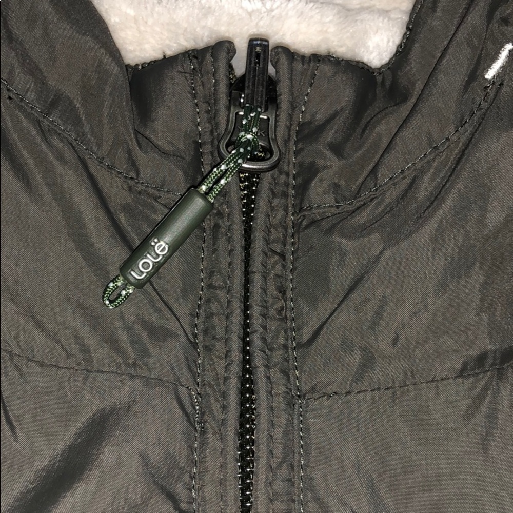 Lole fleece lined utility jacket